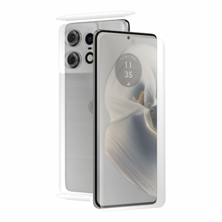 Motorola Edge 50 Pro-val kompatibilis védőfólia, képernyőborítás, hátlap és oldalak, Alien Surface