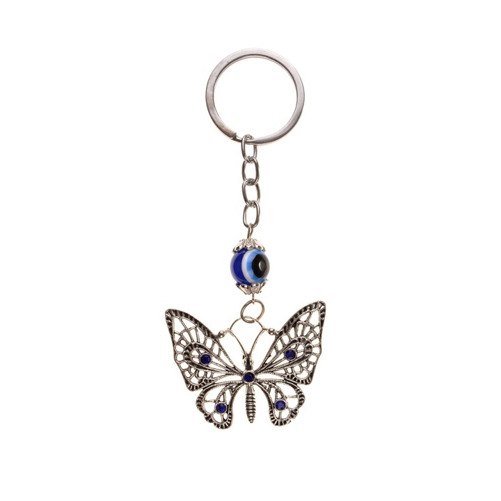 Kulcstartó Pillangó, Emléktárgy típusú, Fém