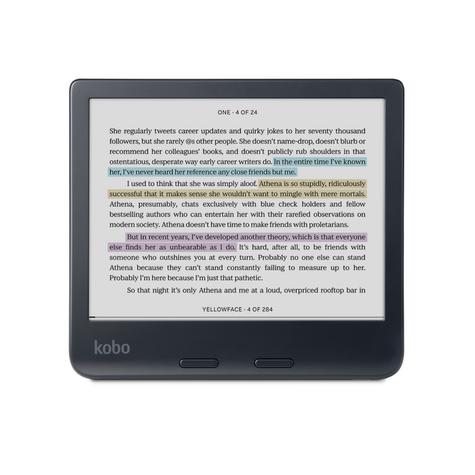 Set Cititor Color, Kobo, Libra, 4 Piese, Negru - eMAG.ro