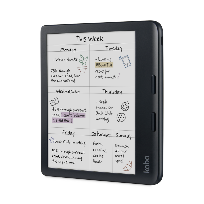 Set Cititor Color, Kobo, Libra, 4 Piese, Negru - eMAG.ro