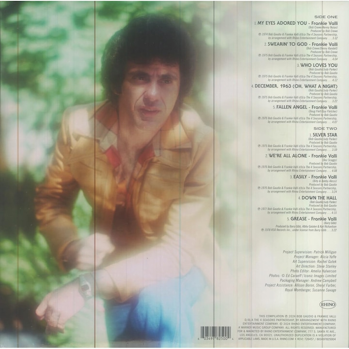 Frankie Valli & The Four Seasons – A '70-es évek legnagyobb slágerei – LP