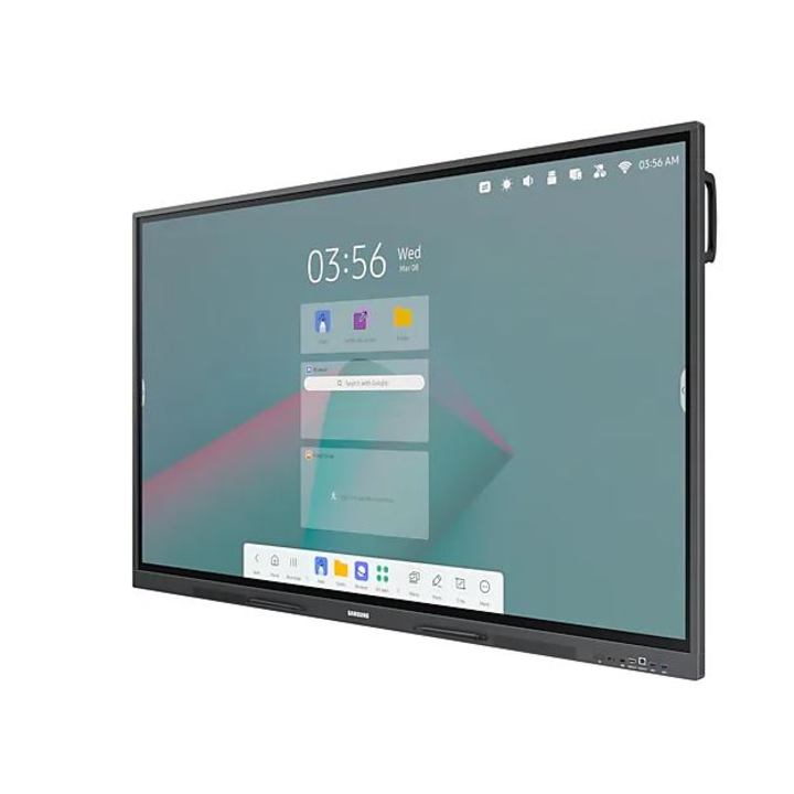 Интерактивна бяла дъска Samsung WA65C 165,1 см (65") 3840 x 2160 пиксела Сензорен екран Черен (LH65WACWLGCXEN)