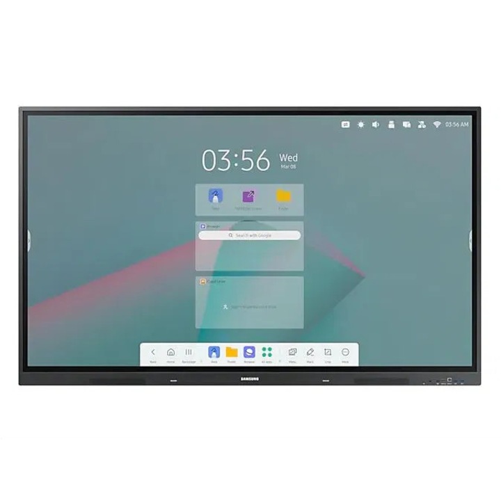 Samsung WA75C interaktív tábla 190,5 cm (75") 3840 x 2160 pixelek Érintőképernyő Fekete (LH75WACWLGCXEN)