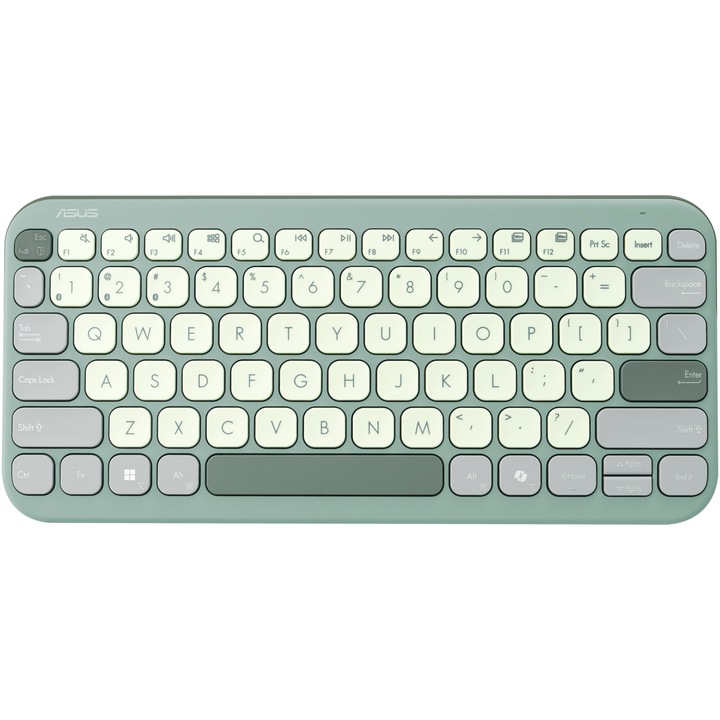 Безжична клавиатура Вluetooth ASUS KW100, Зелен