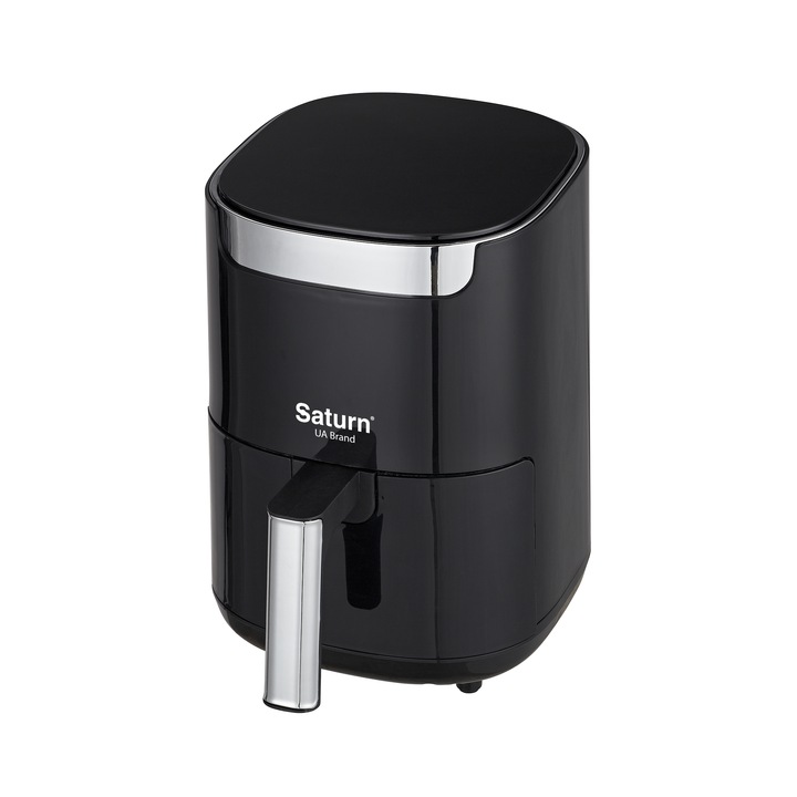 Фритюрник Saturn ST-CO0144, 1000W, 2.5L, 7 програми на менюто, LED дисплей със сензорно управление, Регулируема температура от 80 до 200 ℃, Готвене без мазнина, Защита от прегряване