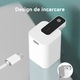 Dispenser Automat cu Senzor de Sapun 400 ml, Begleri®, Material Ecologic, Pentru Baie, Bucatarie si Birou, Elegant, Dozare 0.55/1 ml, Alb/Negru