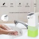 Dispenser Automat cu Senzor de Sapun 400 ml, Begleri®, Material Ecologic, Pentru Baie, Bucatarie si Birou, Elegant, Dozare 0.55/1 ml, Alb/Negru