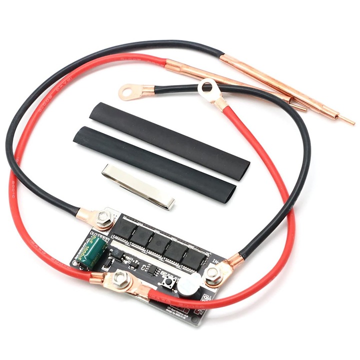 Set de Sudura, Autocise, Portabil, Placa Circuit PCB, 90-150A, Negru, 12V-14.6V