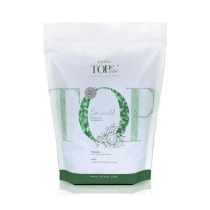 Epilátor viasz granulátum érzékeny bőrre Top Line Emerald 750 g, Italwax