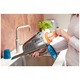 Black & Decker BHHV320J dustbuster hordozható porszívó otthonra és autóra, zsák nélküli, 0,7 literes porgyűjtő tartály, 12 V, 2 szívószint, Li-Ion akkumulátor, 24 Wh, autonómia 20 percig, töltővel