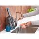 Black & Decker BHHV320J dustbuster hordozható porszívó otthonra és autóra, zsák nélküli, 0,7 literes porgyűjtő tartály, 12 V, 2 szívószint, Li-Ion akkumulátor, 24 Wh, autonómia 20 percig, töltővel