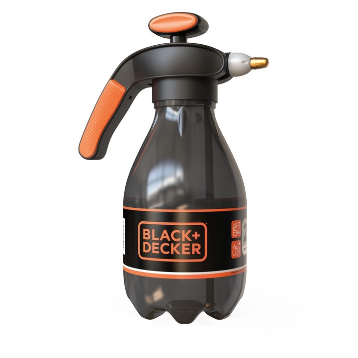 Pulverizator manual cu presiune Black&Decker, 2 litri