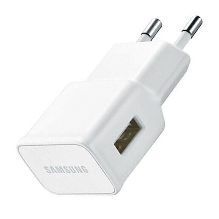 Samsung EP-TA50EWE Töltő - USB fehér gyári hálózati töltőfej, 1.55A