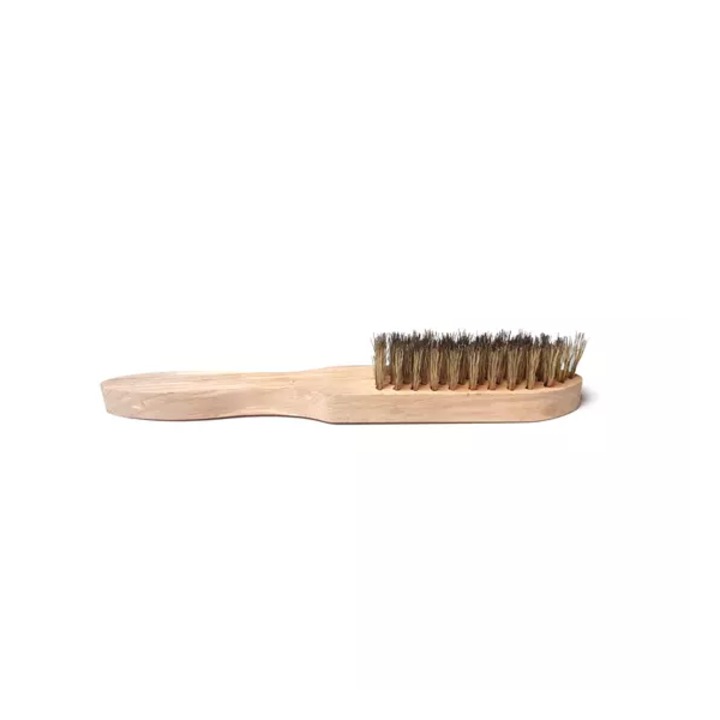 Perie de sarma 5 randuri, sarma 0, 3mm otel alamit, cu maner din lemn