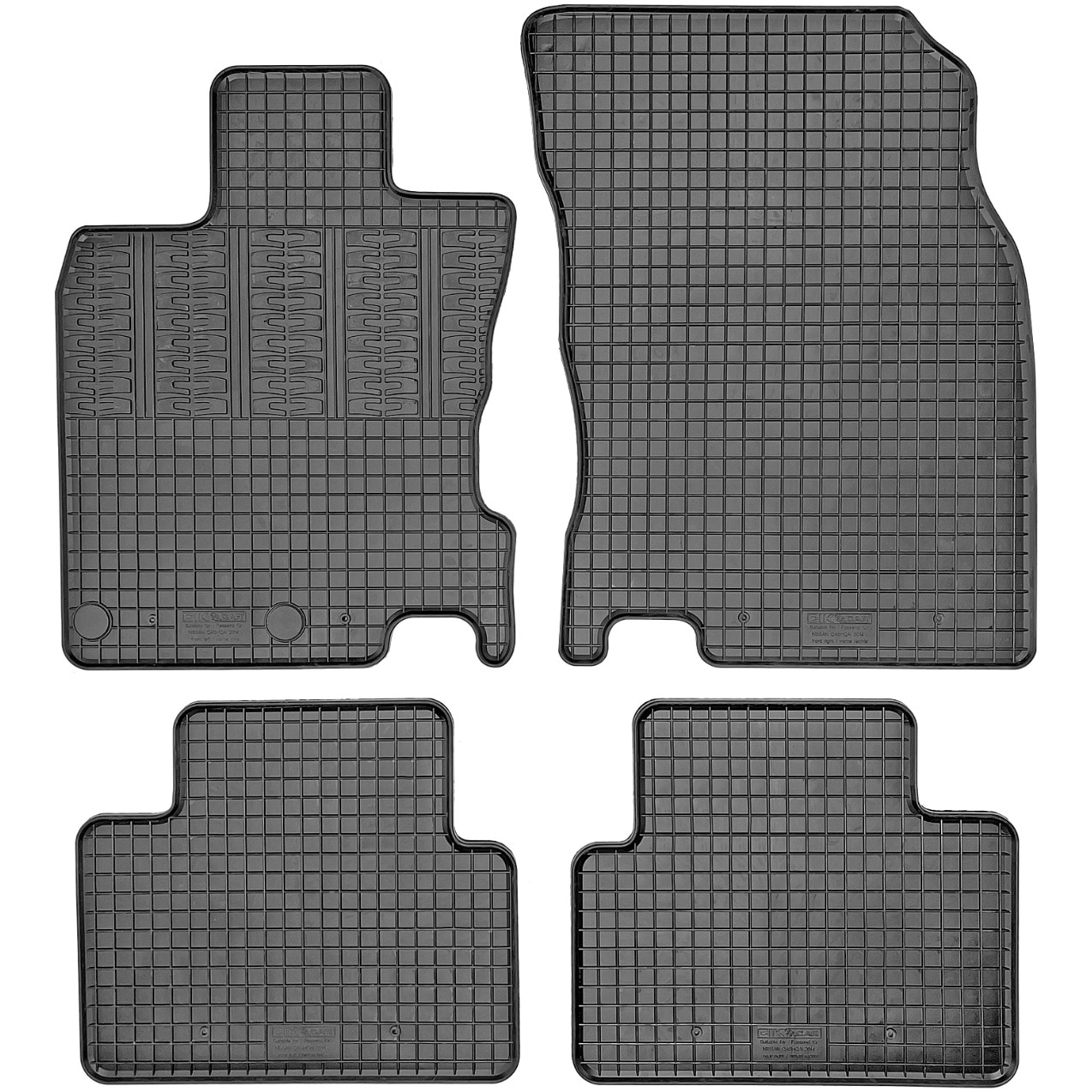 Set 4 Covorase cauciuc Cikcar, Nissan Qashqai 2014-2021