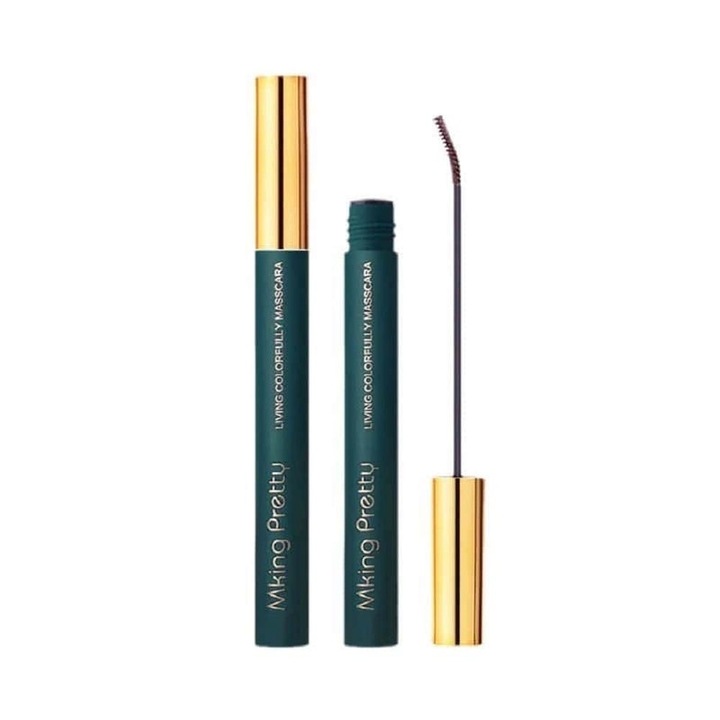 Спирала Mking Pretty Mascara, удължаващ ефект, устойчива на вода и пот, кафява, 25g