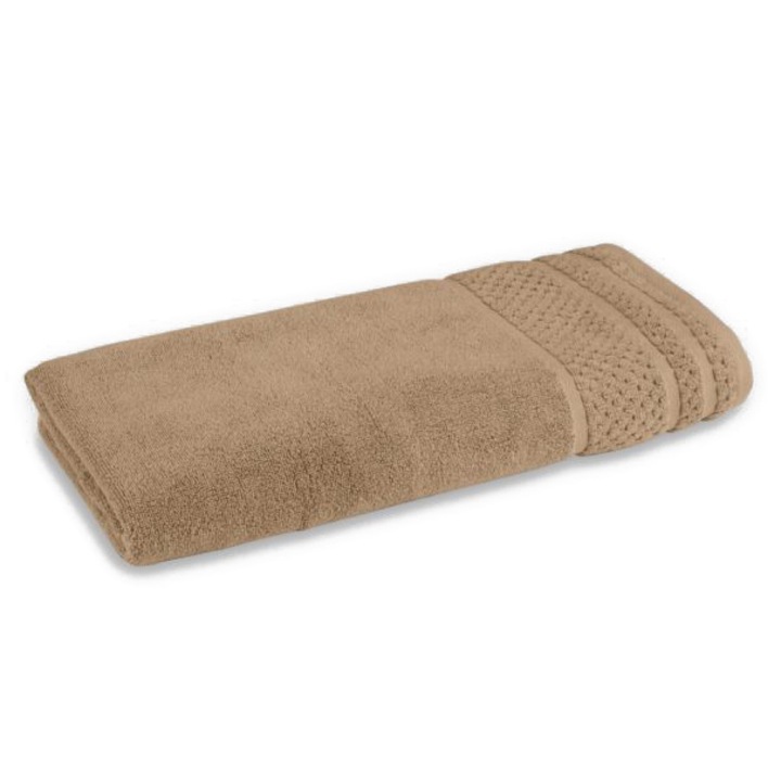 Кърпа за тяло Dilios Bamboo, 70x140 см, 50% бамбукови влакна, 50% памук, 550 гр/м2, Висока абсорбираща способност, Антибактериални свойства, Бежов