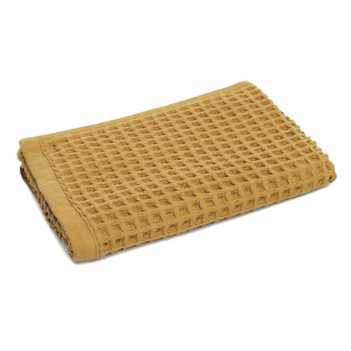 Кърпа за лице Waffle Dilios, 50x80 см, 100% релефен памук, 450 гр/м2, Тъмнозелен