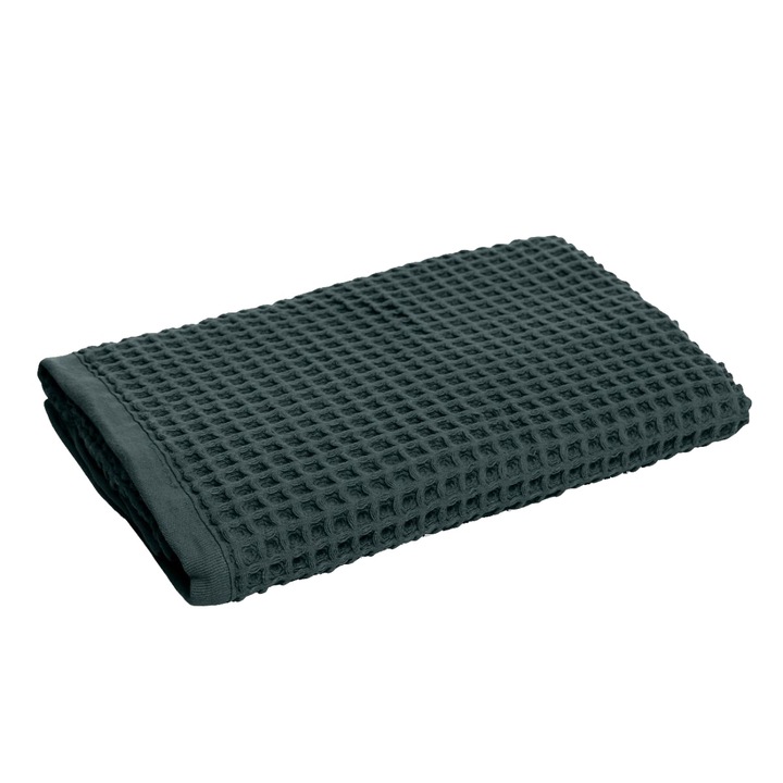 Кърпа за тяло Waffle Dilios, 70x140 см, 100% релефен памук, 450 гр/м2, Тъмнозелен