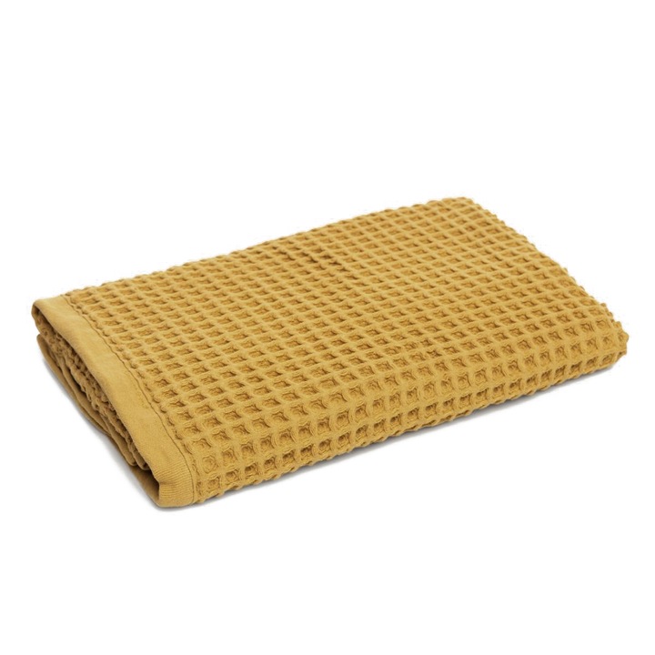 Кърпа за тяло Waffle Dilios, 70x140 см, 100% релефен памук, 450 гр/м2, Оранжев