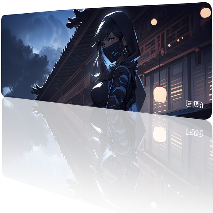 Mousepad TILT Ninja Yuki, wodoodporny, antyposlizgowy, 80x30cm