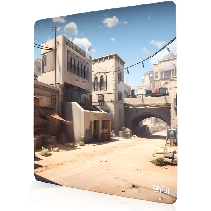 Mousepad TILT, antiderapant, margini cusute manual, 50x50cm