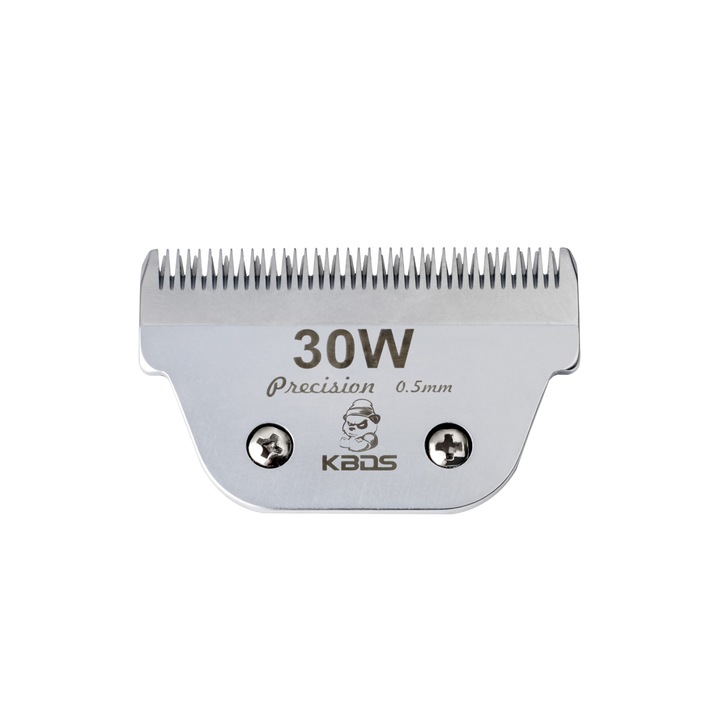 Lama KBDS Wide, dimensiune 30W, compatibil Andis, Oster, Wahl A5, otel, lungime de taiere 0, 5 mm