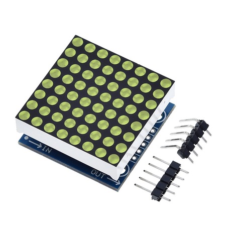 LED mátrix modul 8x8 kijelző Matrix MAX7219, zöld - eMAG.hu