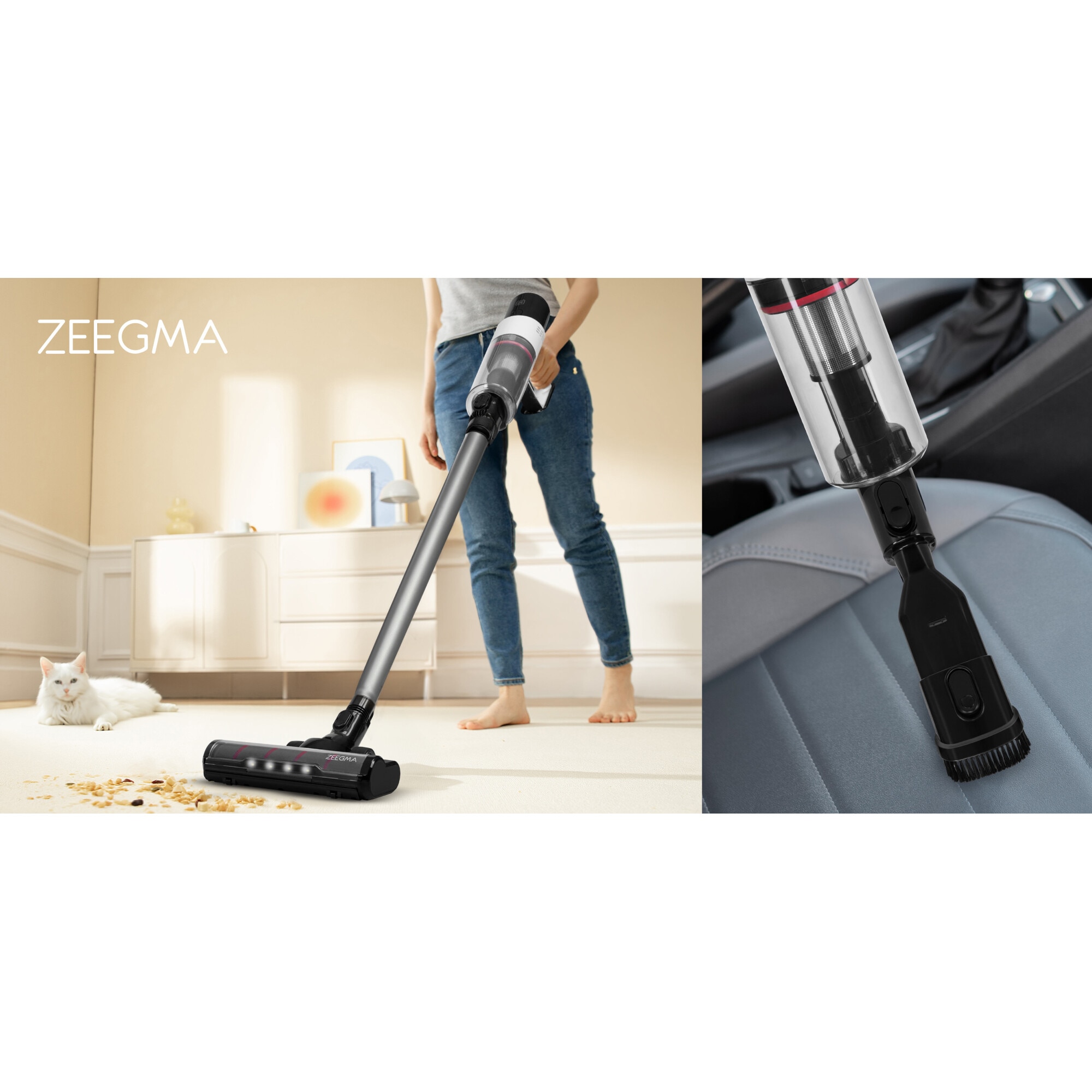 Aspirator Zonder Klaar Base – Experienta de curatare superioara cu motor fara perii de 250W, 3 moduri de curatare, tehnologie inteligenta si functie de spalare pe podea