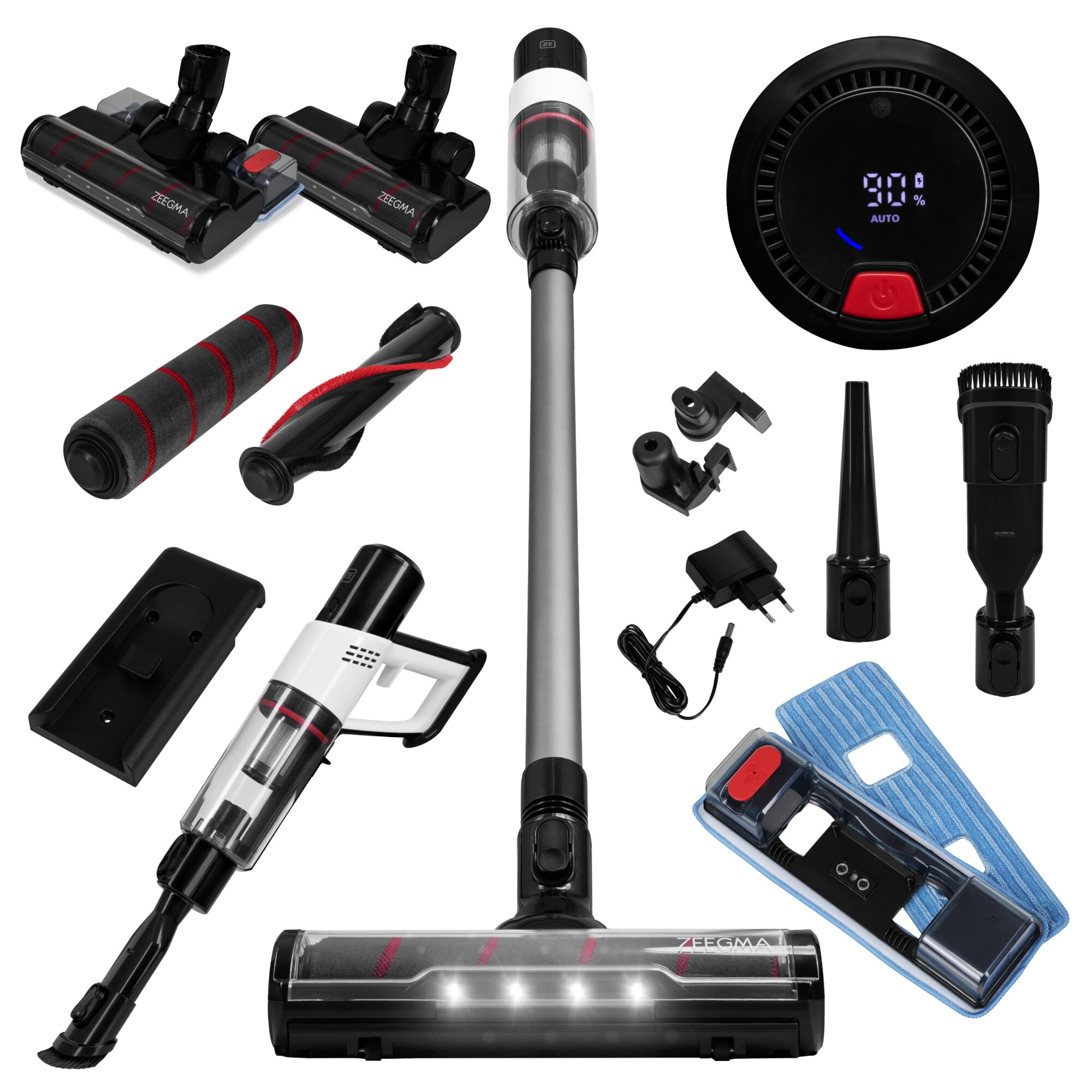 Aspirator Zonder Klaar Base – Experienta de curatare superioara cu motor fara perii de 250W, 3 moduri de curatare, tehnologie inteligenta si functie de spalare pe podea