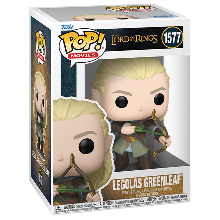 Funko Pop figura, LOTR, Legolas Greenleaf (1577), 10 cm
