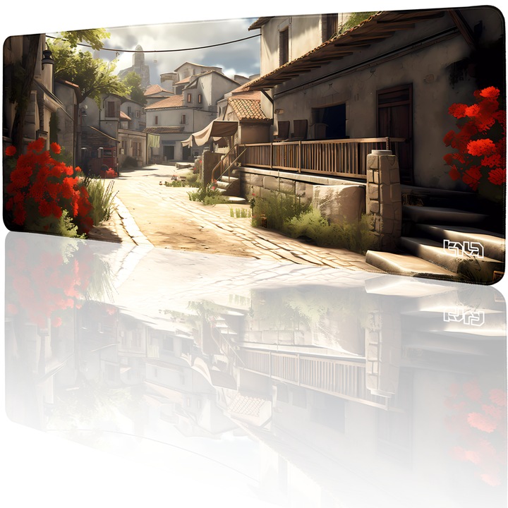 Подложка за мишка, TILT, Infernal 80x30 см, неплъзгаща се, многоцветна