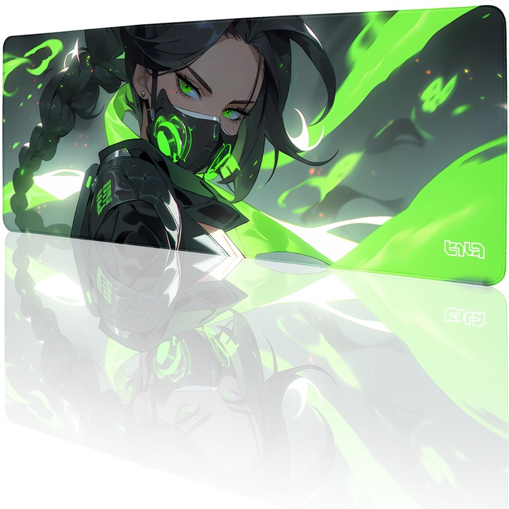 Mousepad TILT Viper, 80x30cm, antiderapant, cusaturi manuale