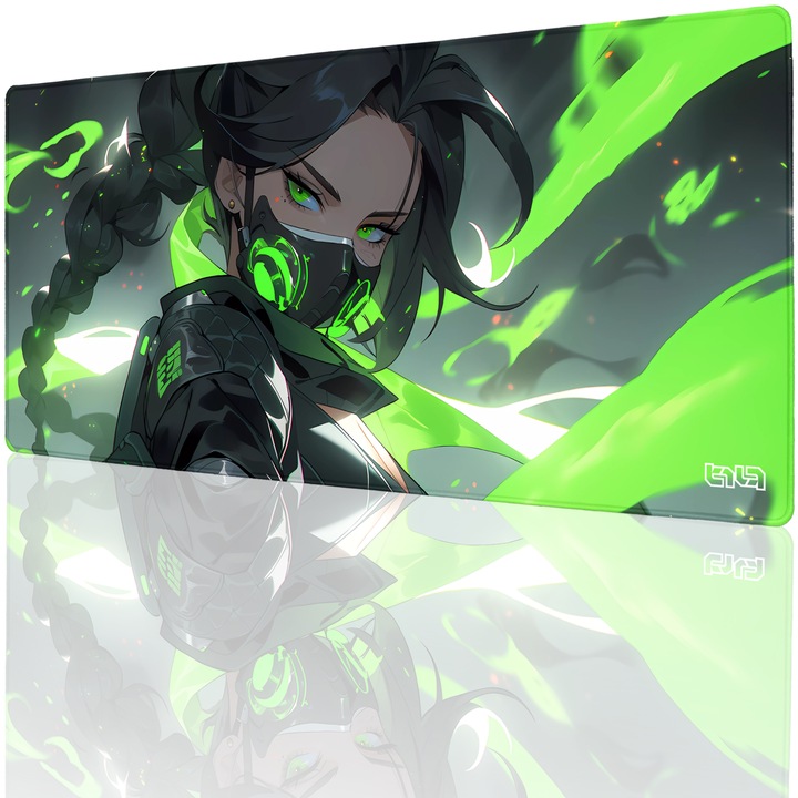 Mousepad TILT Viper, 90x40cm, antiderapant, margine cusuta manual