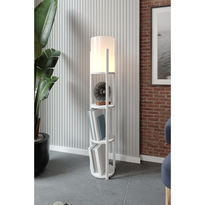 Лампион POPPY MEFA, бял