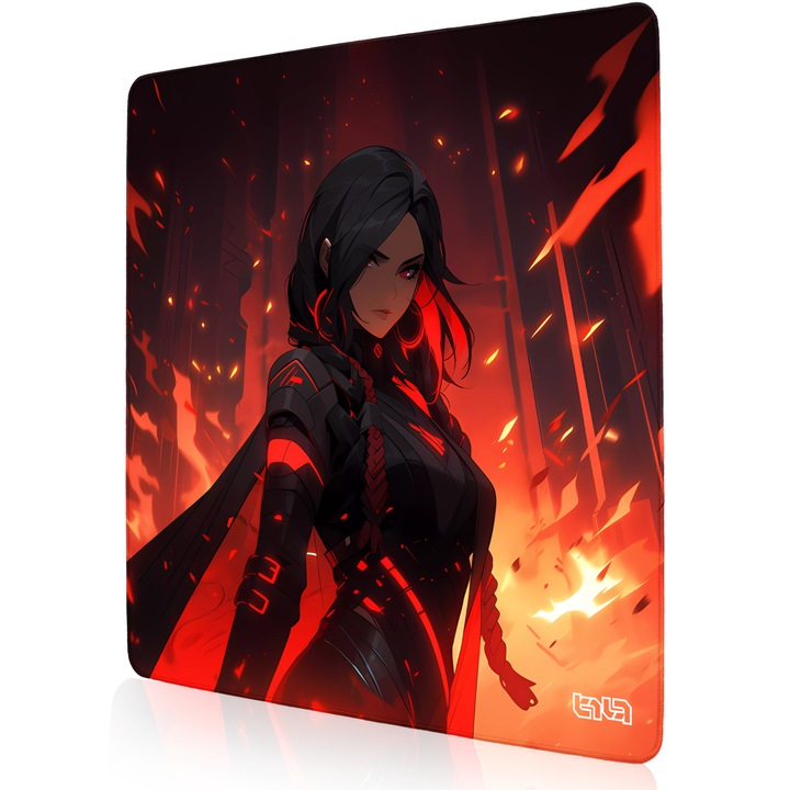 Mousepad TILT XXL, Antialunecare, Margine Cusuta Manual, 50x50cm