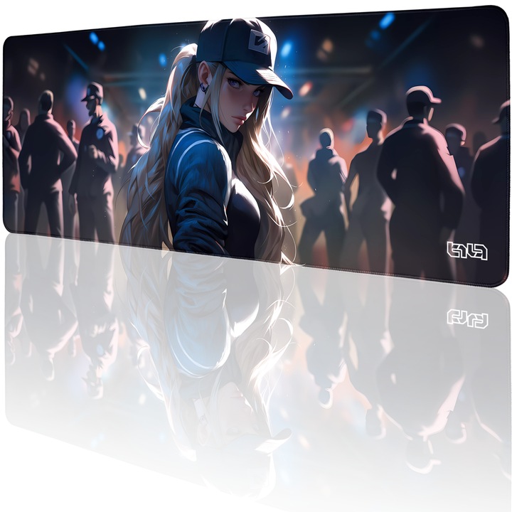 Mousepad TILT, 80x30cm, antiderapant, margini cusute manual