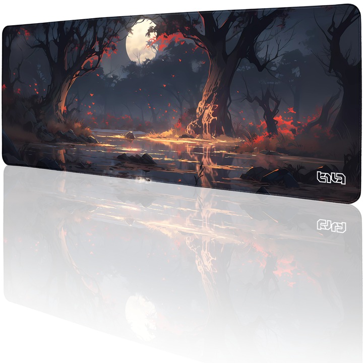 Egérpad, DÖNTÉS, Csúszásgátló, 80 x 30 cm, Többszínű