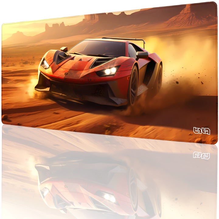 Egérpad, DÖNTÉS 90x40cm, sportos kivitel, csuklótámasz, csúszásmentes