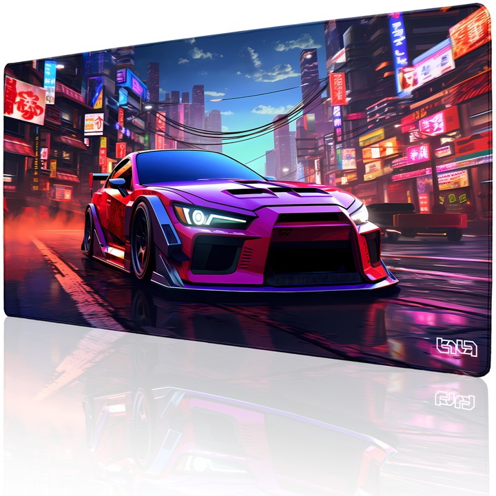 Mousepad TILT Shizuoka Tuning, antiderapant, Multicolor, 100x50cm