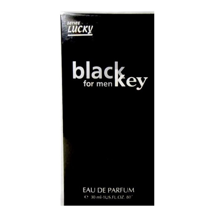Apa de parfum pentru barbati Black Key, Lucky, 30ml