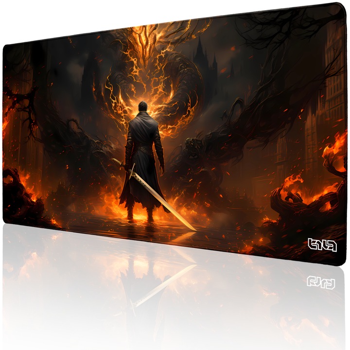 Mousepad, TILT, Battle with Fire 100x50