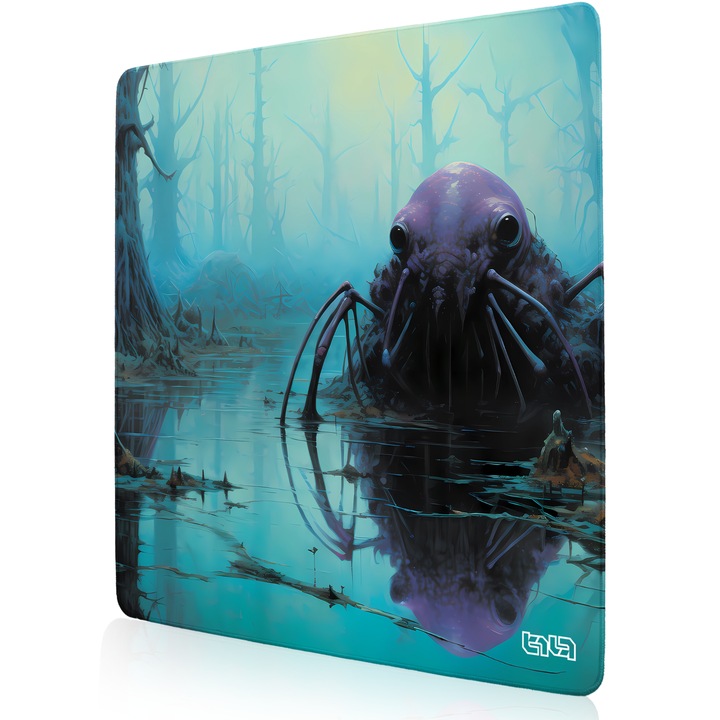 Mousepad TILT, antiderapant, cusaturi manuale, 50x50cm, multicolor