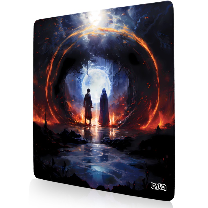 Mousepad TILT, 50x50cm, antiderapant, margini cusute manual, multicolor