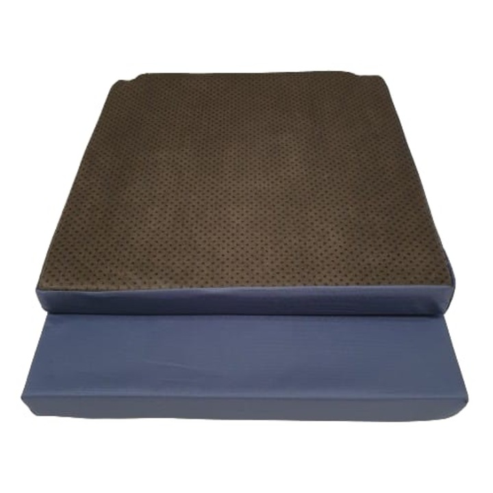 Set 2 Perne burete sol scaun bancute impermeabile anti-alunecare 50 x 50 x 10 cm Meli&Maia albastru