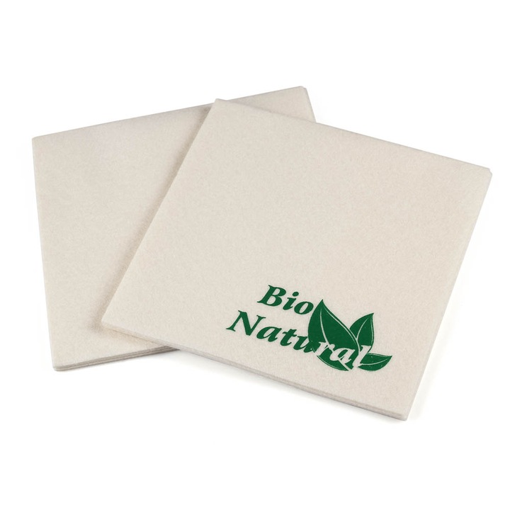 Lavetă, Bio Natural, din fibră de porumb și viscoză, Universal, 1buc