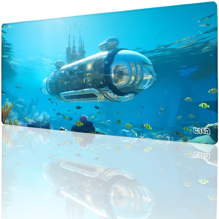 Mousepad TILT, antiderapant, 90x40cm, multicolor
