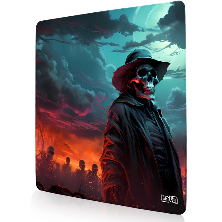 Mousepad TILT, antiderapant, cusaturi manuale, 50x50cm, multicolor