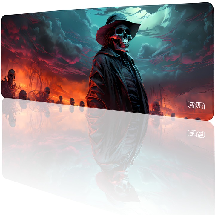 Mousepad TILT, antiderapant, cusaturi manuale, 80x30cm