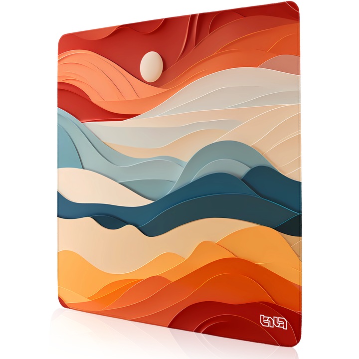 TILT egérpad, csúszásmentes, kézi varrás, 50x50cm